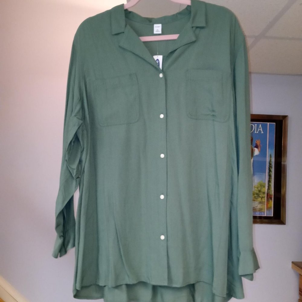 Old Navy Utility Button Down Shirt w/ Pockets